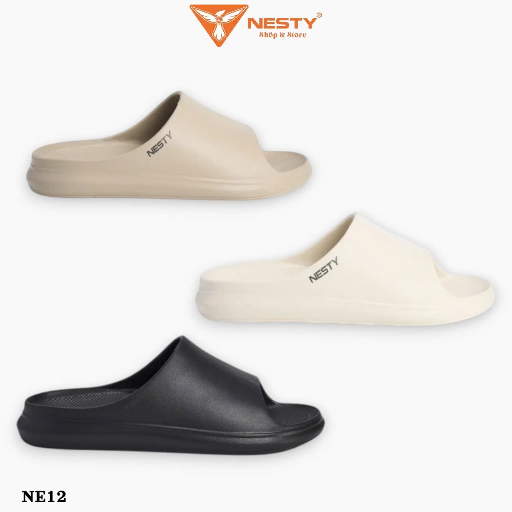 NESTY | Dép nữ size 33-39 Dép lê nhựa đúc khuôn siêu nhẹ đi trong nhà đi biển chống trượt NE12