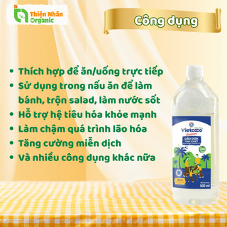 Dầu Dừa VIETCOCO ONE4ONE Tinh Khiết Hữu Cơ