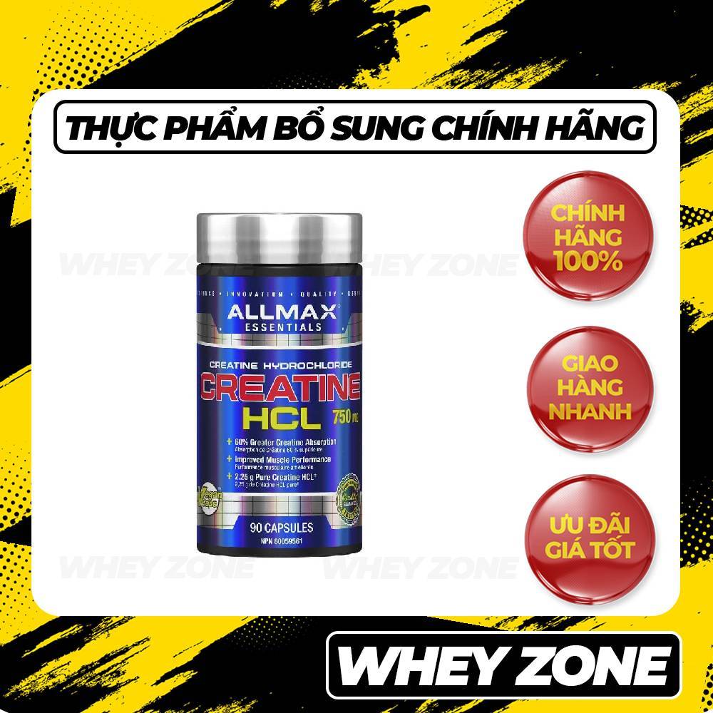 Allmax Creatine 750mg – Hỗ Trợ Hiệu Suất