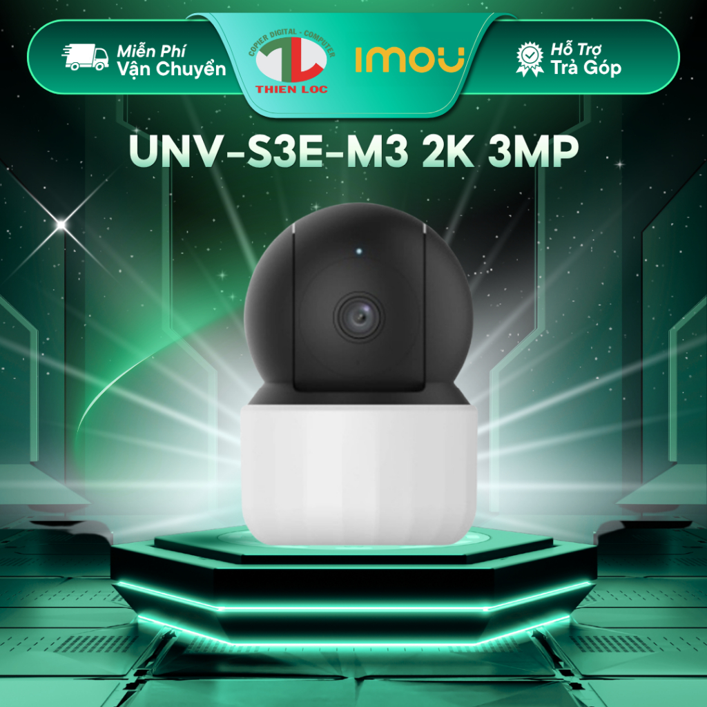 Camera WIFI UNV IPC-S3E-M3 ( 3MP - Quay quét - đàm thoại 2 chiều )