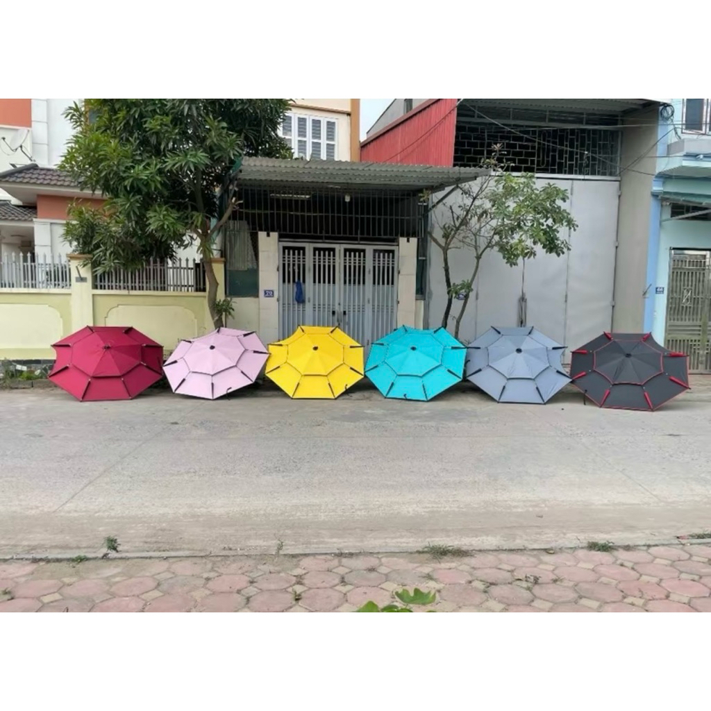 Ô Dù câu cá 2Tầng chắc chắn 2m2-2m4-2m6