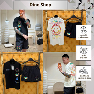 Bộ Cộc Nam Ni Ce Hình In Hai Mặt Trước Sau Màu Sắc Hot Nhất - Bộ Hè Hình In Mặt Cười Chất Cotton Siêu Đẹp