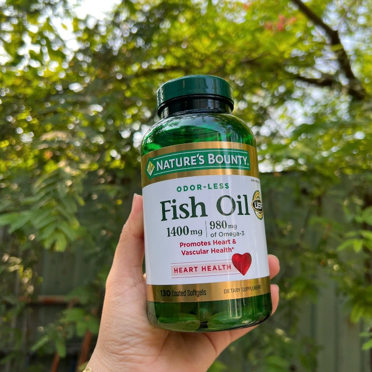 Dầu cá Nature's Bounty của Mỹ 130 viên