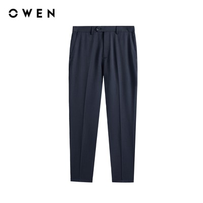 Owen - Quần tây Regular Fit Tăng đơ QRT263060 màu Xám đậm chất liệu Nano