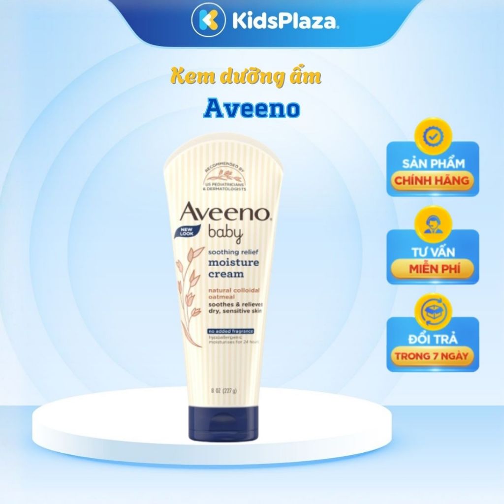 Kem dưỡng ẩm cho da nhạy cảm Aveeno 227g chính hãng - KidsPlaza
