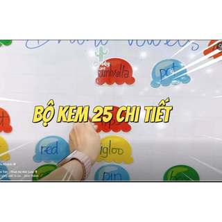 [Học liệu Sandy] Bộ kem ốc quế 25 chi tiết