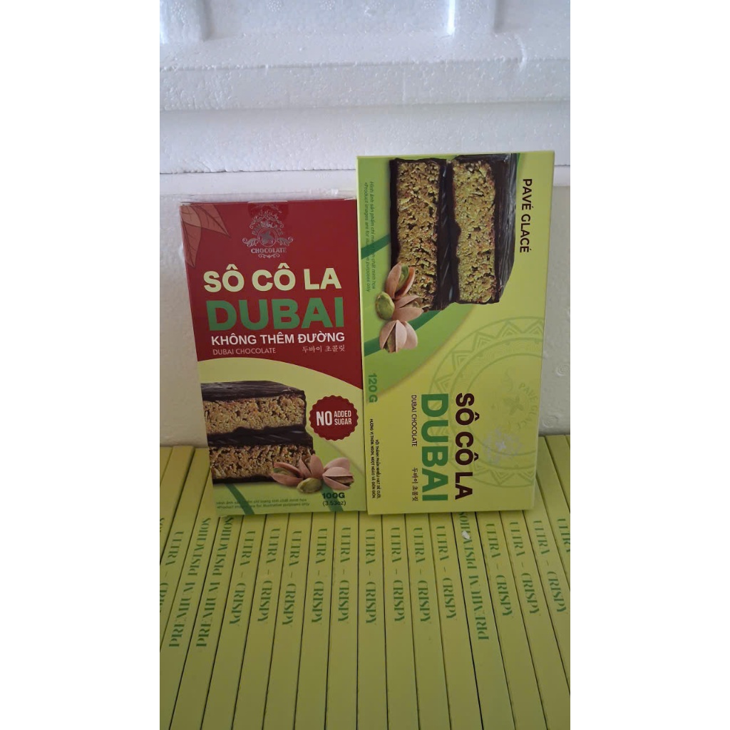 Socola Dubai cao cấp PAVE 100g-120g (Dubai Chocolate) Vị Ngon Thượng Hạng