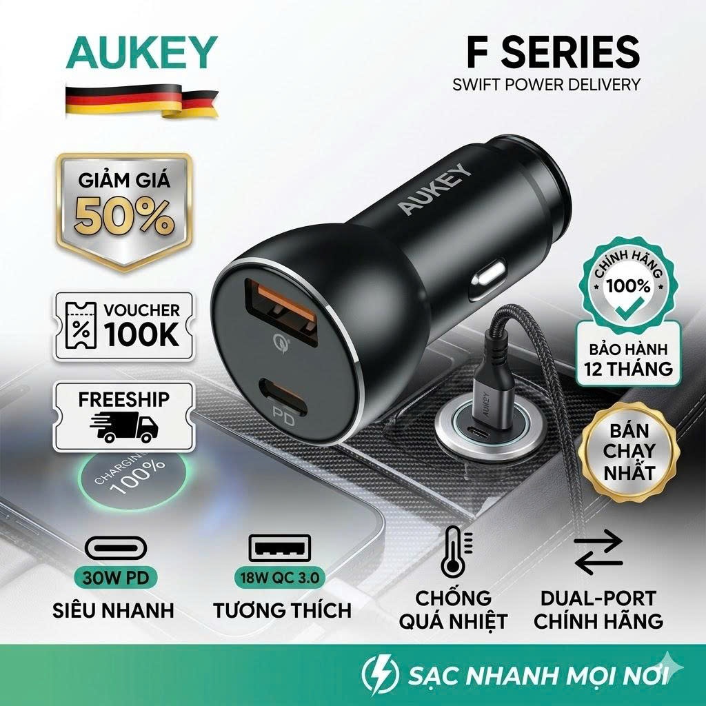 SẠC NHANH ô tô auKEY SẠC SIÊU NHANH