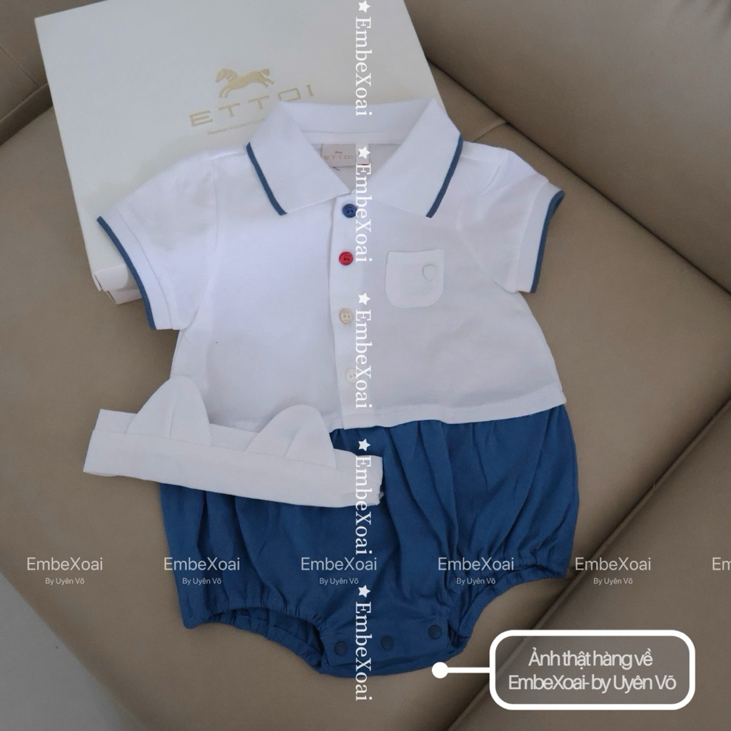 ETTOI RMK - SUIT ETTOI TONE BE XANH MIX TURBAN SIÊU XINH