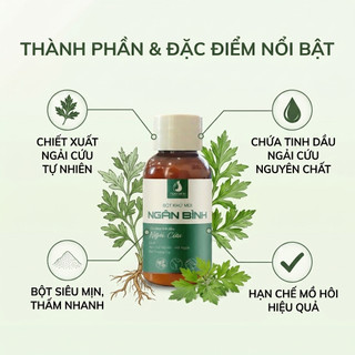 Bột Thảo Mộc Khử Mùi Hôi Nách Xanh 18g Giảm Mùi Cơ Thể, Giữ Vùng Dưới Cánh Tay Khô Thoáng 24h