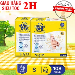 Combo 2 gói tã dán unidry s54/ m46/ l40/ xl38