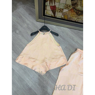Set bộ lụa cổ yếm xinh xỉu