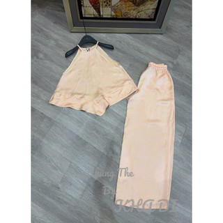Set bộ lụa cổ yếm xinh xỉu