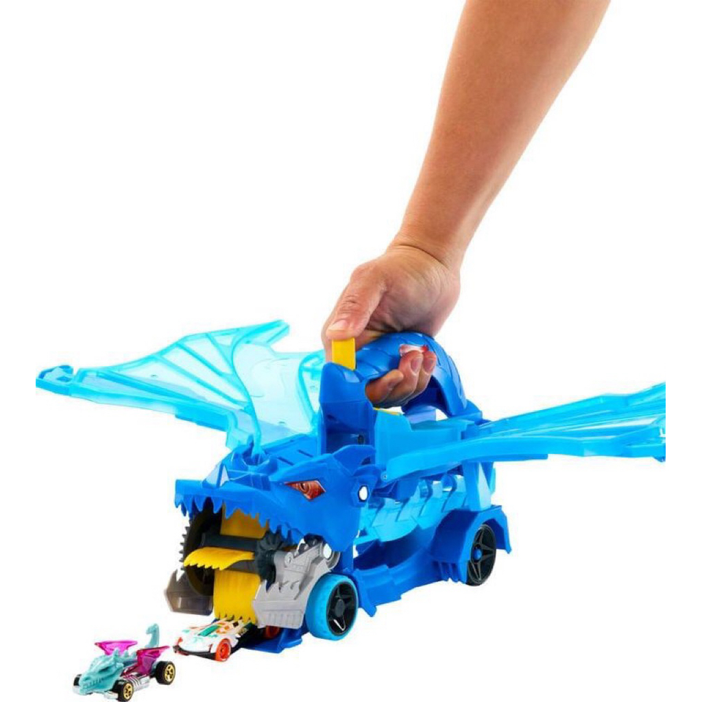 Mô hình xe Hot Wheels City Ultimate Dragon Hauler Toy Vehicle Playset ( 2nd)