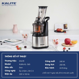 [Bảo hành 24 tháng] Máy ép chậm Kalite KL565 KL-565