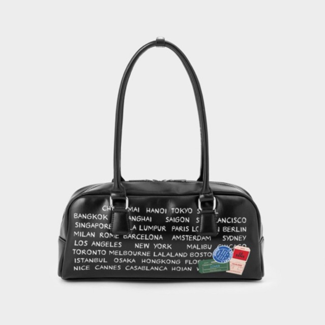 Túi Xách Da Sensse / Lesens Khoá Kéo Kim Loại Unisex Đeo Vai Cầm Tay / Beau Handle Bag