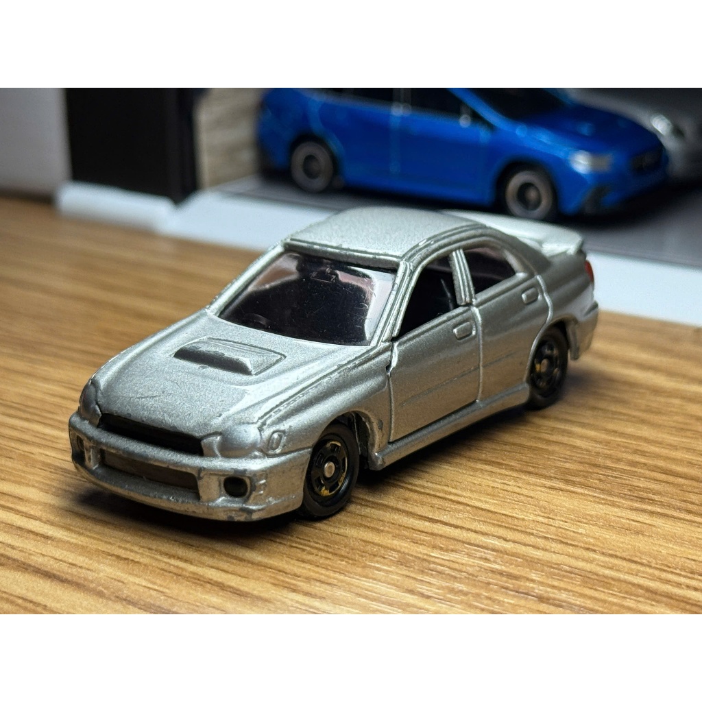Tomica No.54 Subaru Impreza WRX Tỉ lệ 1/59 (Trầy nhiều, Không hộp)