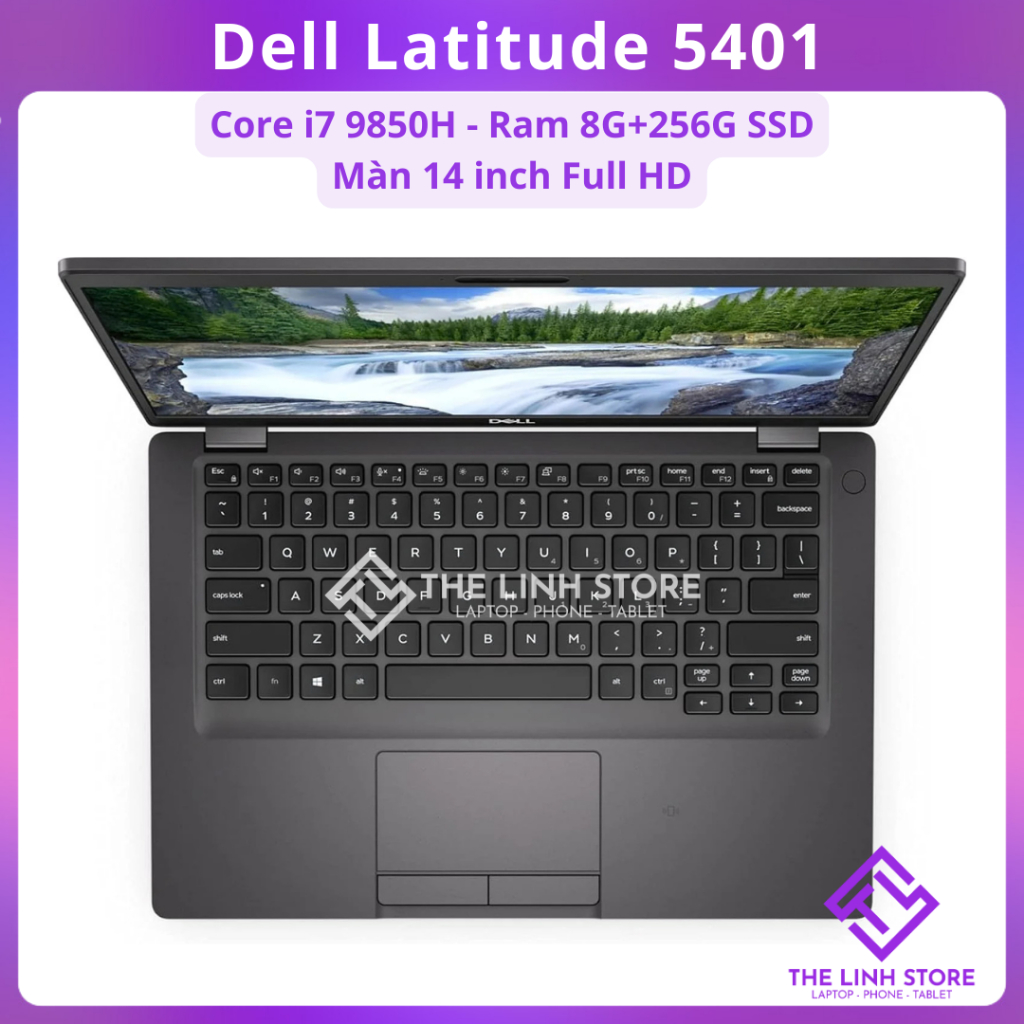 Laptop Dell Latitude 5401 màn 14 inch FHD - Core i7 9850H