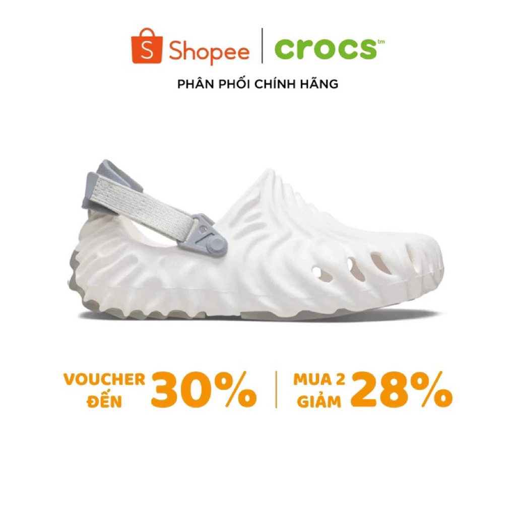 [ CHÍNH HÃNG ] GIÀY SALEHE BEMBURY x 𝖢𝖱.𝖮𝖢𝖲 POLLEX 𝖢𝖫𝖮𝖦 CROCODILE - WHITE