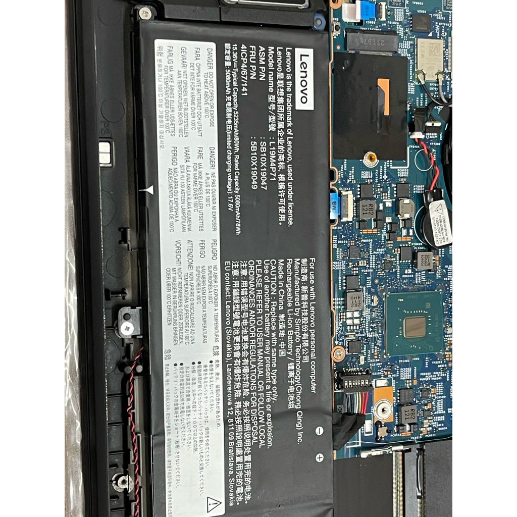 Pin Lenovo Thinkpad X1 Extreme Gen 3, Thinkpad P1 Gen 3,Pin zin tháo máy sk 96%,sạc 15 lần, hình thậ