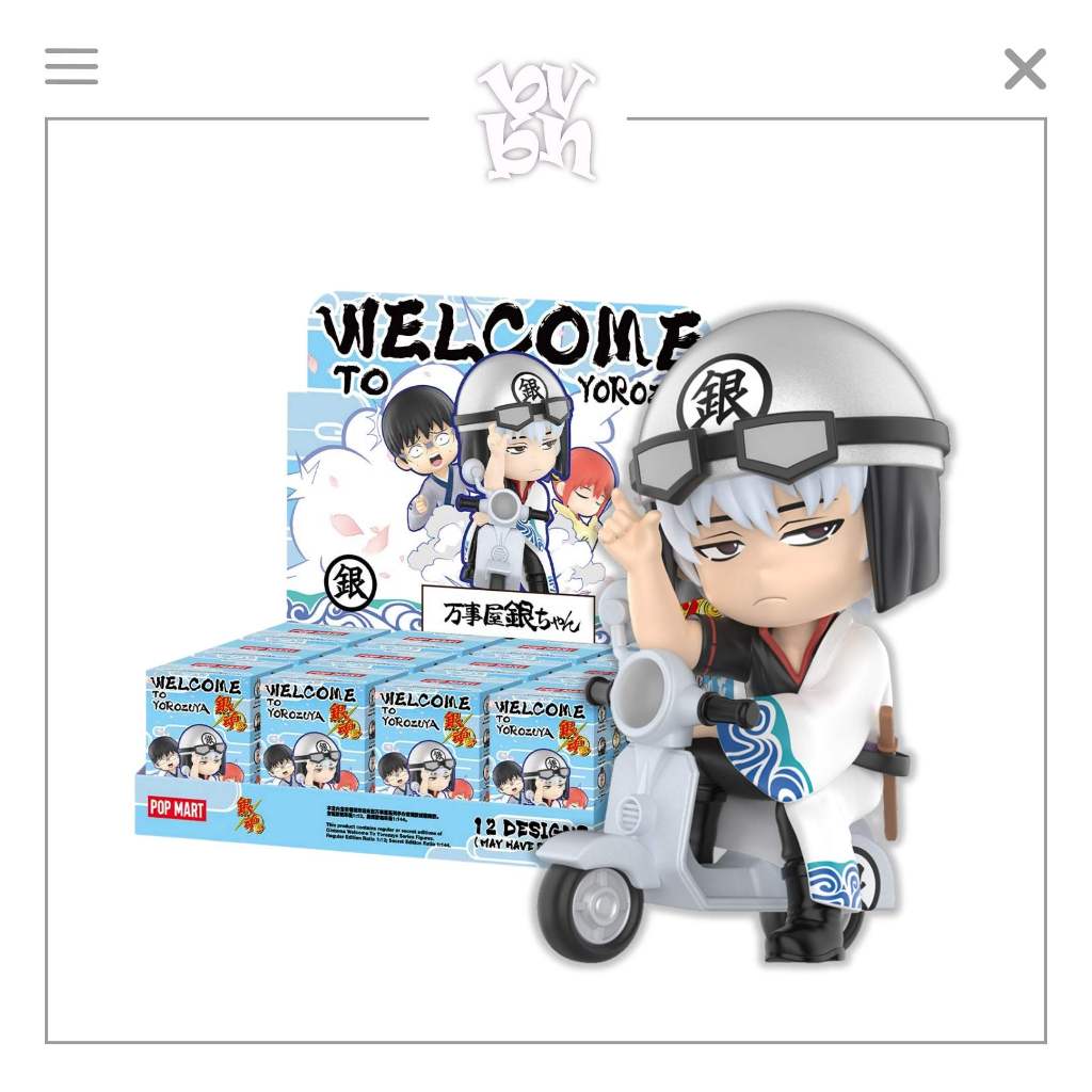 Hộp mù ngẫu nhiên Gintama Welcome to Yorozuya Series Figure Blind Box POP MART