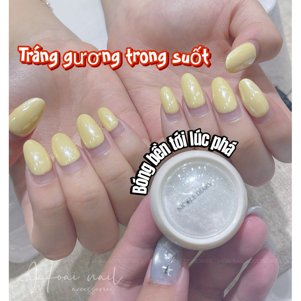 Tráng gương trong loại cao cấp nicole diary