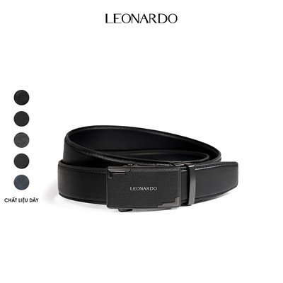 Thắt Lưng Nam Leonardo Quickfit Sage Microfiber cao cấp khóa tự động điều chỉnh nhanh nhiều vân da
