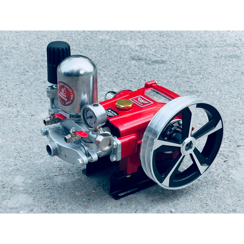 [Piston sứ] Đầu máy rửa xe ty sứ cao áp 2HP có bầu áp YAMASHITA |Đầu xịt rửa xe, Đầu bơm ty sứ