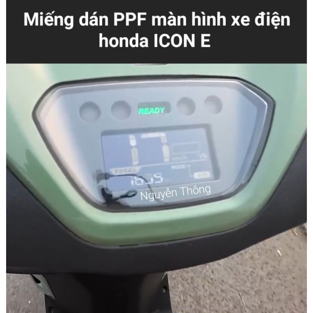PPF honda ICON-E, miếng dán PPF màn hình xe điện honda ICON E, miếng dán bảo vệ mặt đồng hồ xe điện 