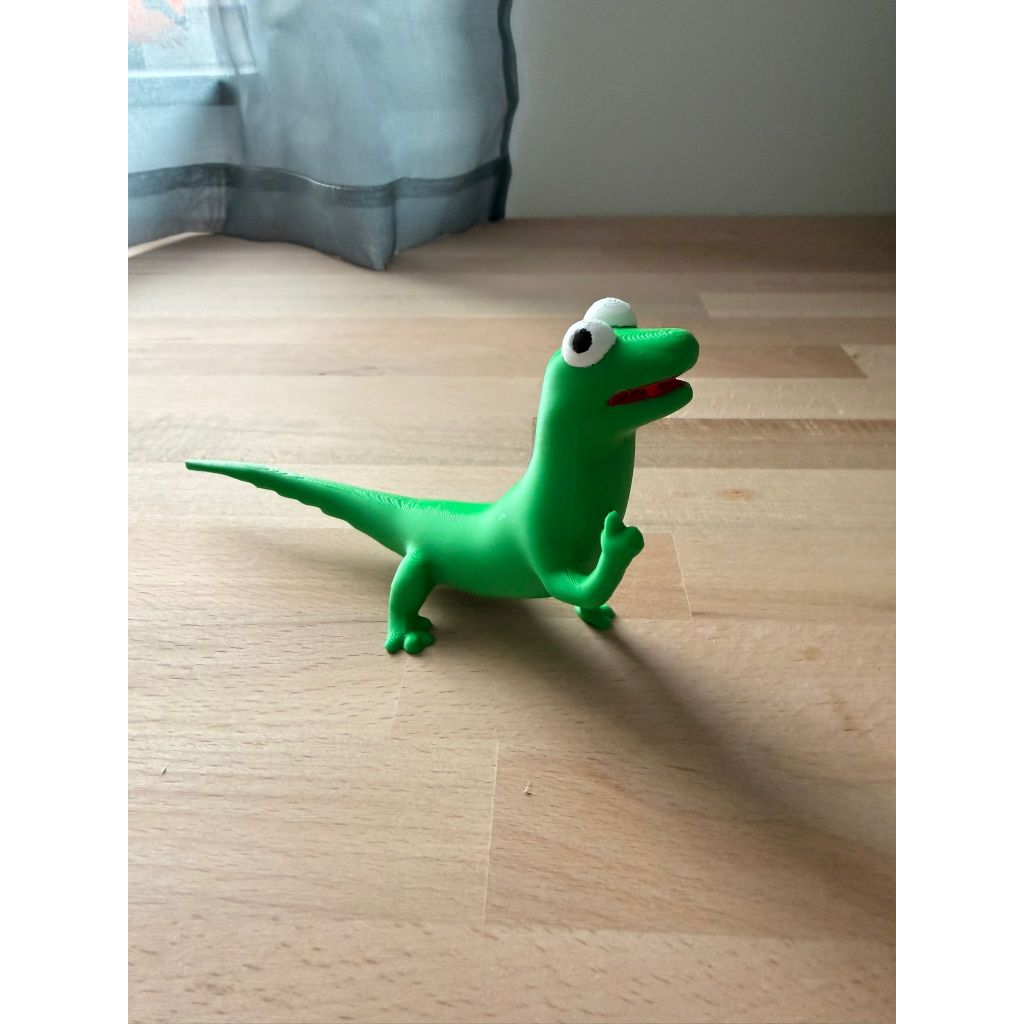 Thằn Lằn Meme In Nhựa 3D – Biểu Cảm “Lầy Lội” Cực Gây Nghiện