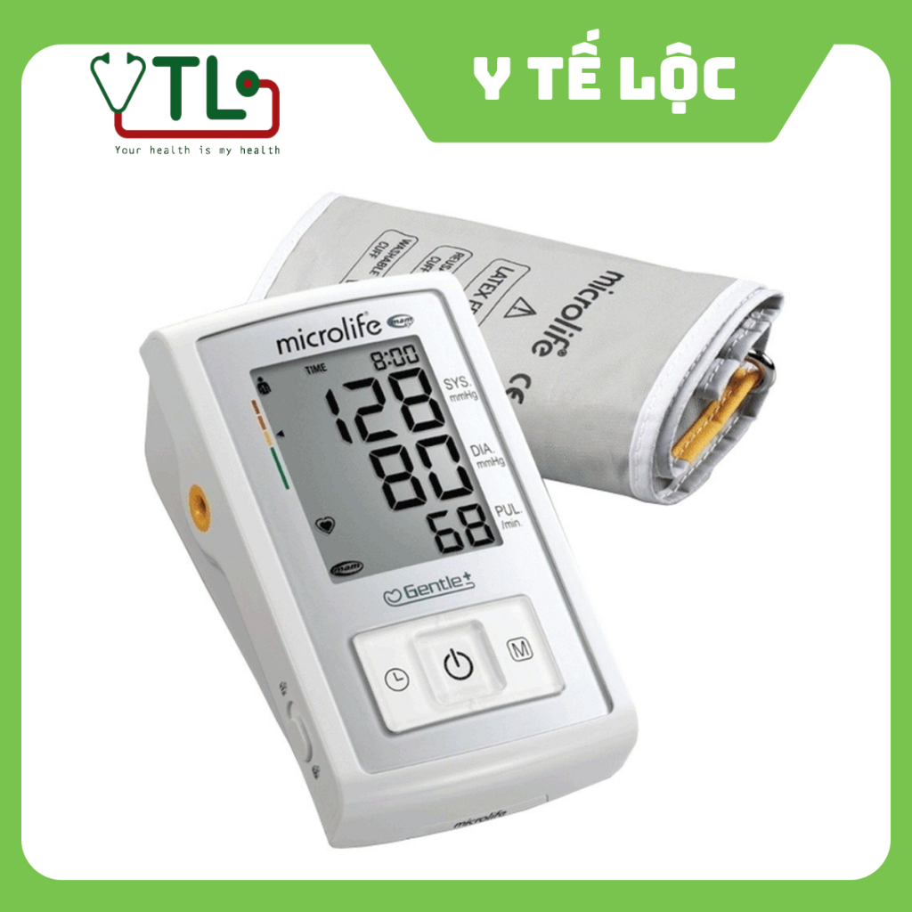 Máy đo huyết áp bắp tay Microlife A3 Basic (Trắng)