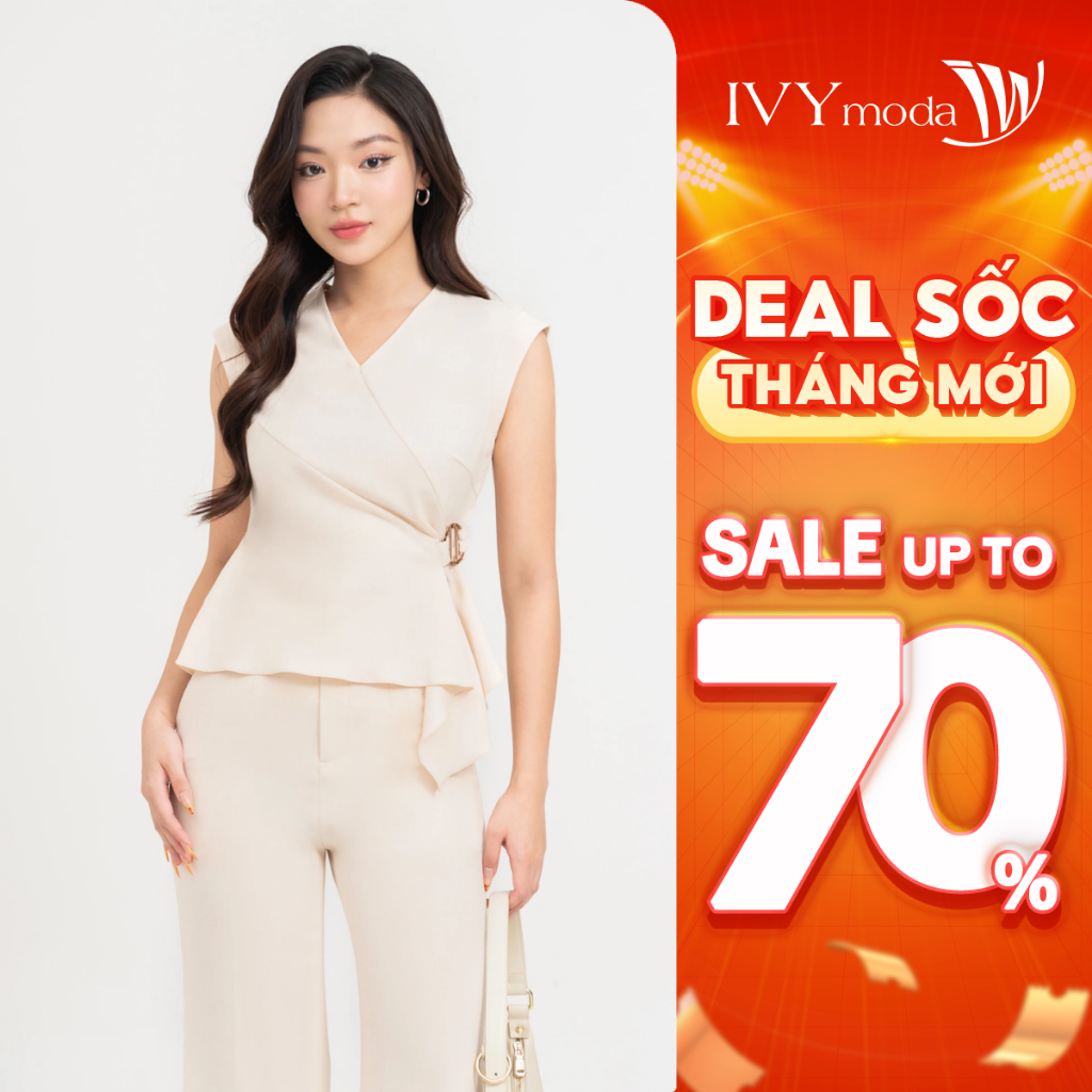 Áo kiểu nữ Clover IVY moda MS 16B9786
