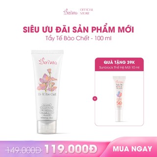 Tẩy Tế Bào Chết Senvita Lành Tính Chiết Xuất Sen Việt Sạch Sâu Dịu Nhẹ Cho Da Nhạy Cảm 100 ml