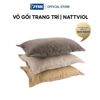 Vỏ gối trang trí | JYSK NATTVIOL | polyester | nhiều màu | R40xD60cm