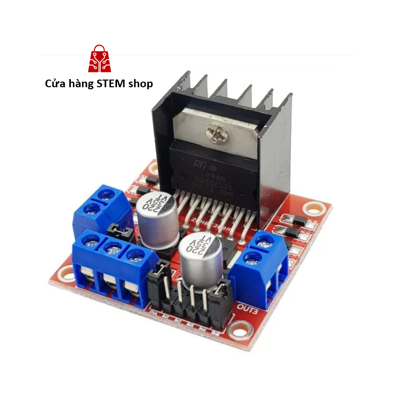 Module Điều Khiển Động Cơ L298N – Driver Motor DC/Stepper 2 Kênh Cho Arduino, Robot, DIY