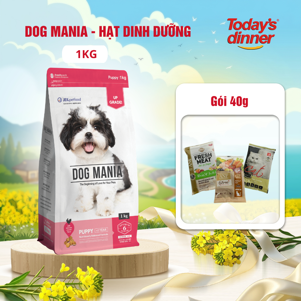 [ 1KG ] Thức ăn hạt cho chó Dog Mania 1kg