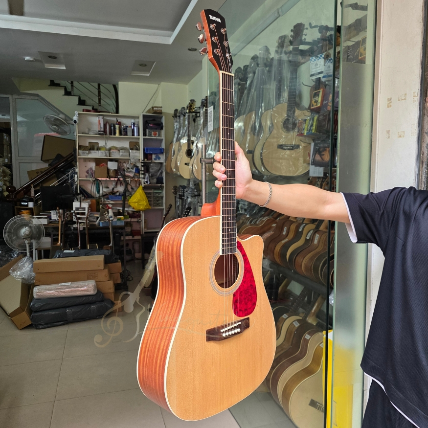 Đàn Guitar Acoustic F510 F3000 Có EQ Sơn Bóng và Mờ - Tặng 12 Phụ Kiện Vinaguitar Bảo Hành 2 năm