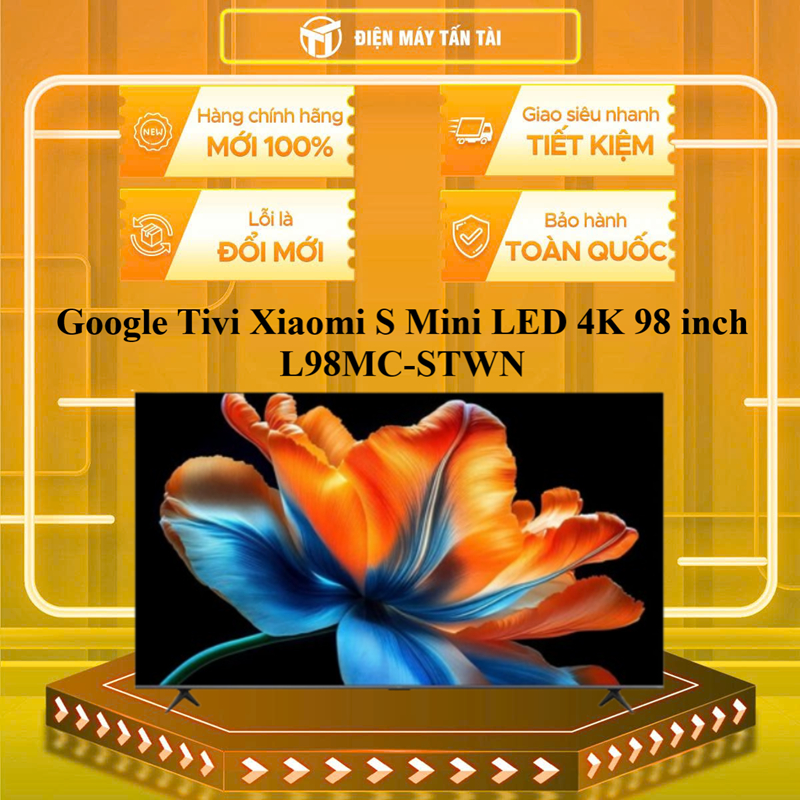 L98MC-STWN - Google Tivi Xiaomi S Mini LED 4K 98 inch L98MC-STWN 2026