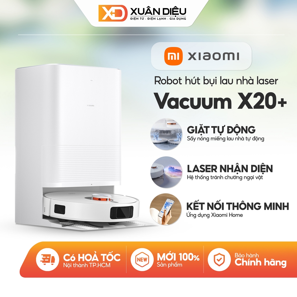 Robot Hút Bụi Lau Nhà Xiaomi Vacuum X20+ / H50 / H50 PRO