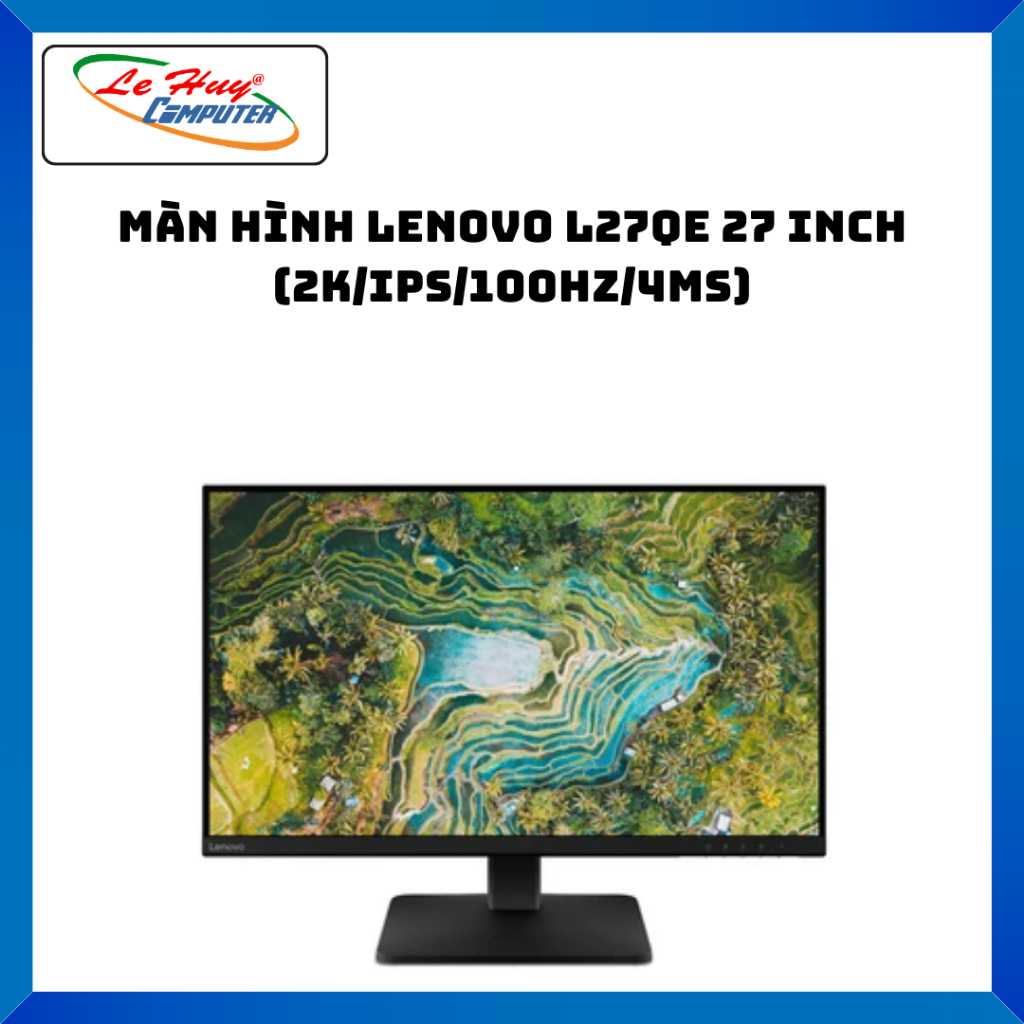 Màn hình Lenovo L27QE 27 inch (2K/IPS/100HZ/4MS) - Hàng Chính Hãng