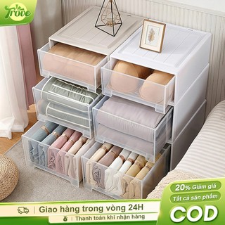 Trove Hộp Nhựa Lưu Trữ Phòng Ngủ Thùng Lưu Trữ Đa Năng Dung Tích Lớn Hộp Đựng Đồ Chơi Dung Tích Lớn