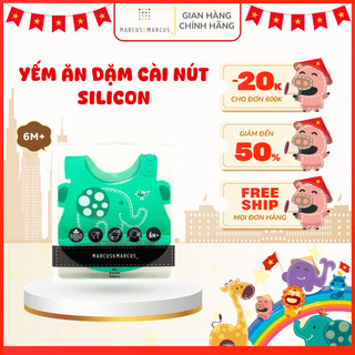 Yếm silicon ăn dặm cho bé marcus & marcus, từ 6 tháng - ollie