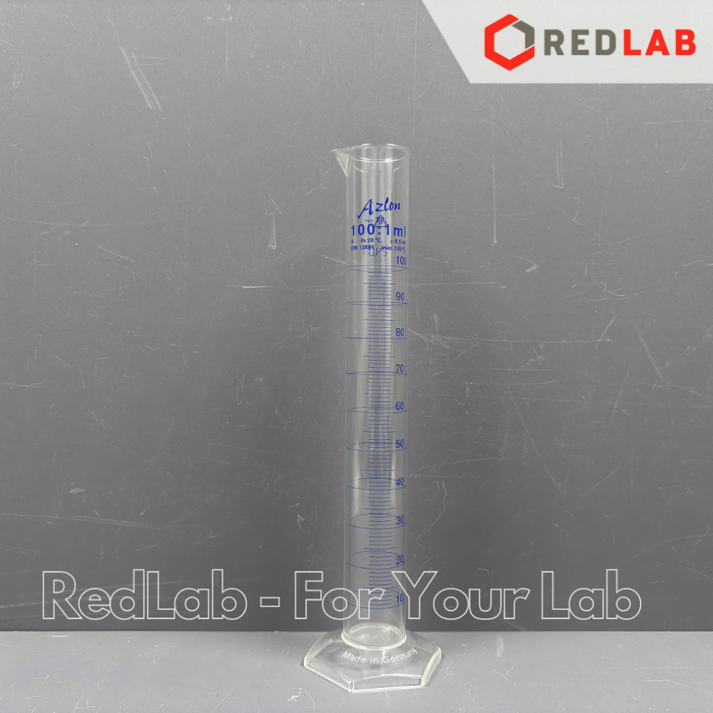 Ống đong nhựa PMP AZLON Scilabware Class A 100 250 500 1000 ml, PMP Cylinders with printed graduatio