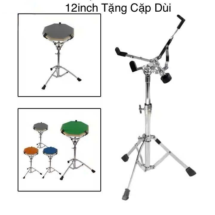 Mặt pad 12inch tặng cặp dùi