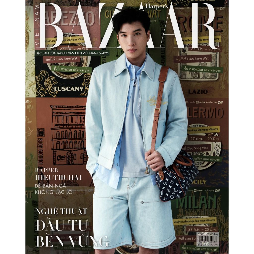 Tạp chí Harper's Bazaar VN tháng 5/2026 - Bìa Hiếu Thứ Hai, Cùng với Dillan - An Thư Book