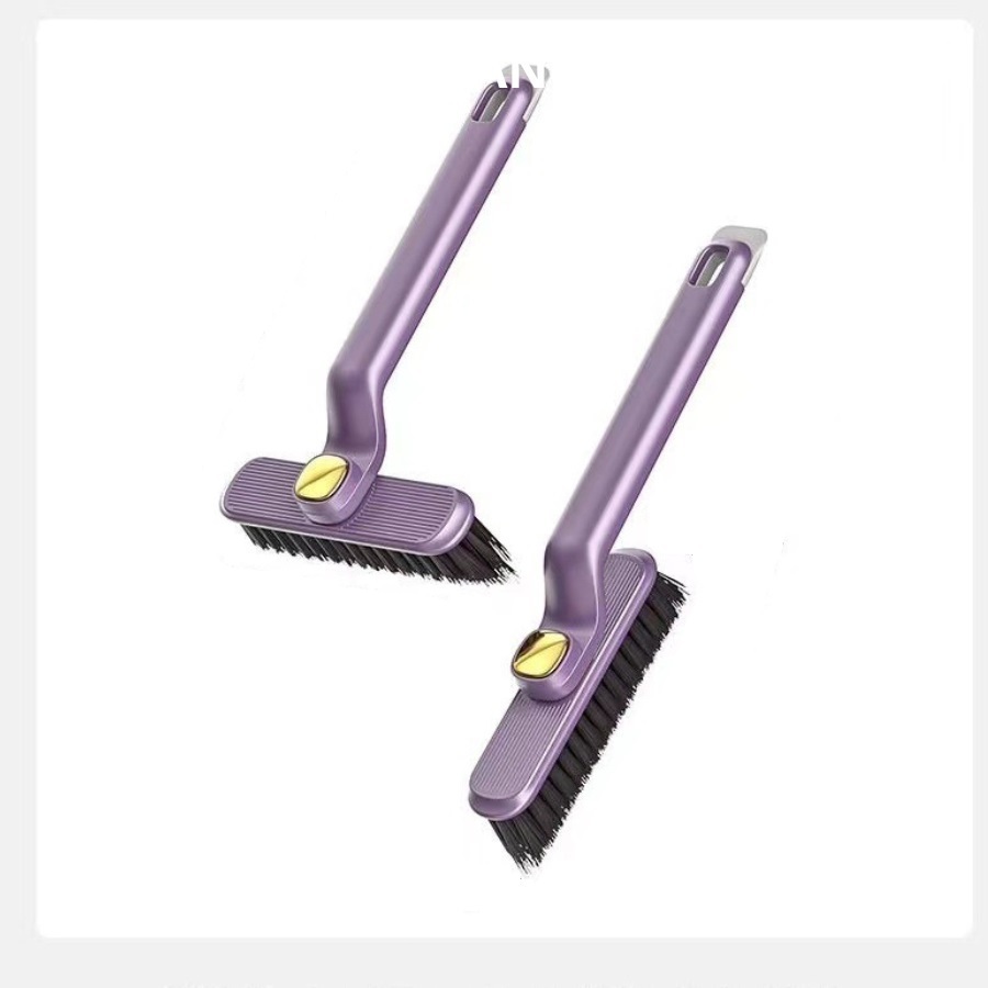 Bàn Chải Vệ Sinh Các Rãnh Nhỏ XOAY 360 MỚI Nhà Bếp, Nhà Tắm Bằng ABS Xoay Được Không Đầu Chết Kèm Đầu Nhíp