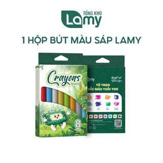 QUÀ TẶNG SÁP MÀU_Hộp 8 bút sáp màu Lamy
