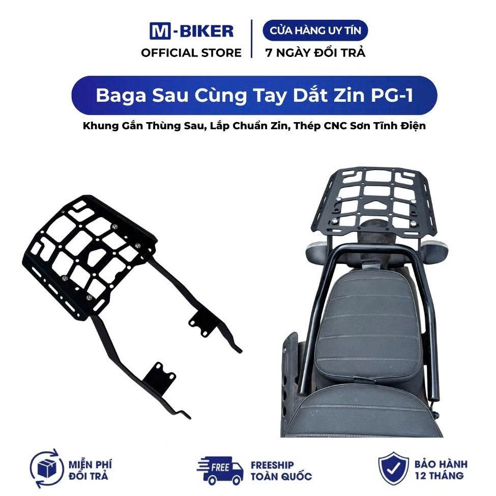 Baga PG1, Baga sau PG1, Baga PG1 gắn cùng tay dắt zin PG1, Baga tấm cắt CNC PG1 chính hãng MBIKER
