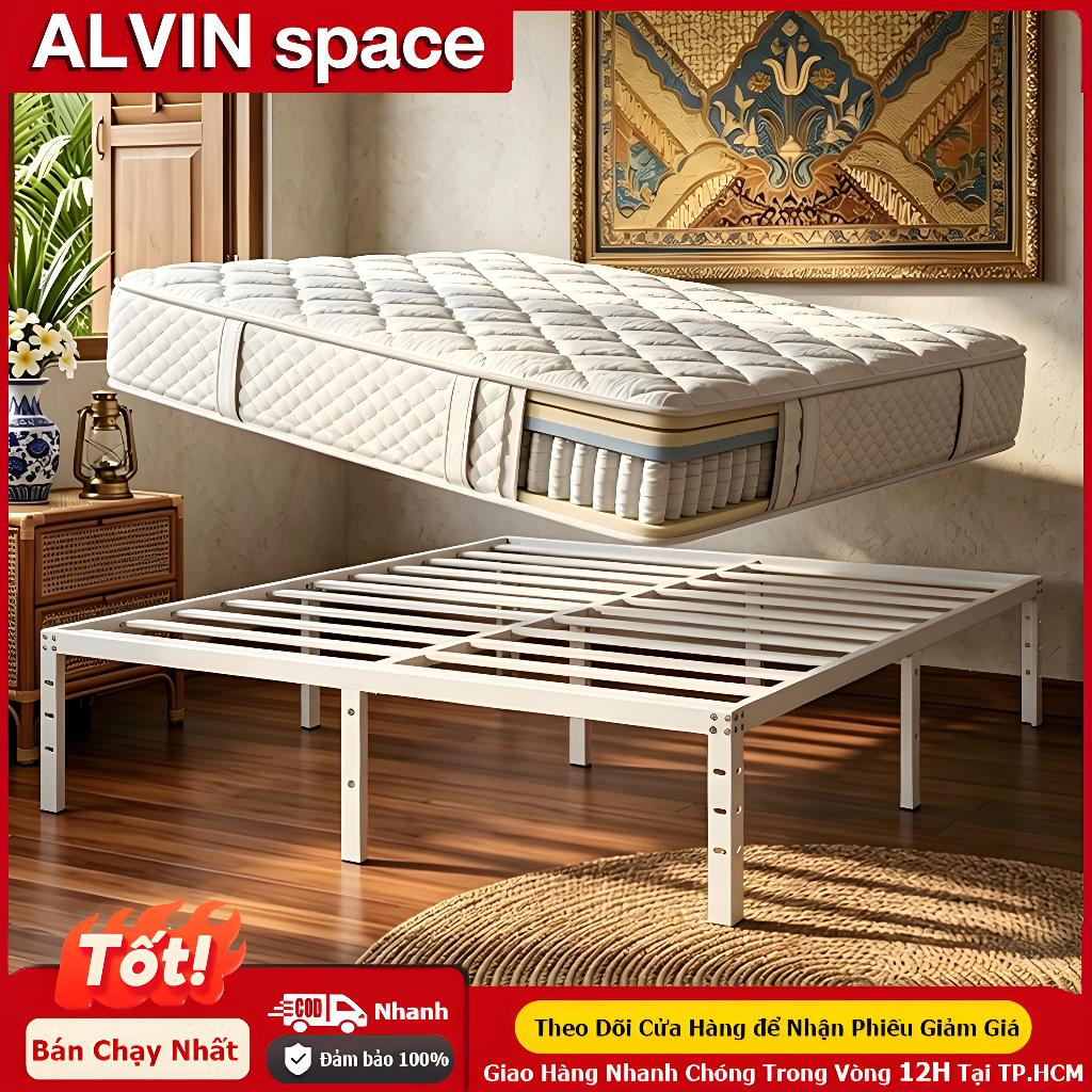 ALVIN Giường pallet giường sắt Khả năng chịu tải cực mạnh chống ẩm và chống gỉ Không gian lưu trữ dưới gầm giường | BigBuy360 - bigbuy360.vn