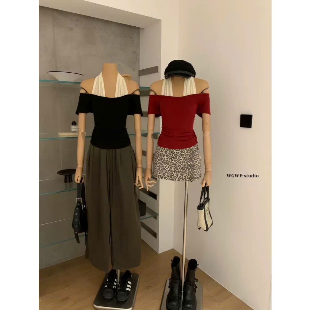 Nola.store/ WGWE/ Áo thun nữ trễ vai